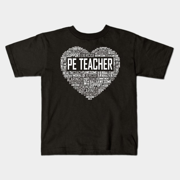 Pe Physical Education Teacher Peappreciation Gift Coach Kids T-Shirt by gogusajgm
